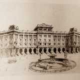 Sempre di Dioguardi, nel 1926, � la proposta per la sistemazione di Piazza Roma (oggi piazza Aldo Moro).Prevedeva la costruzione di due imponenti e simmetrici porticati disposti �a imbuto� a contrassegnare l�imbocco di via Sparano, asse centrale della citt� nuova
